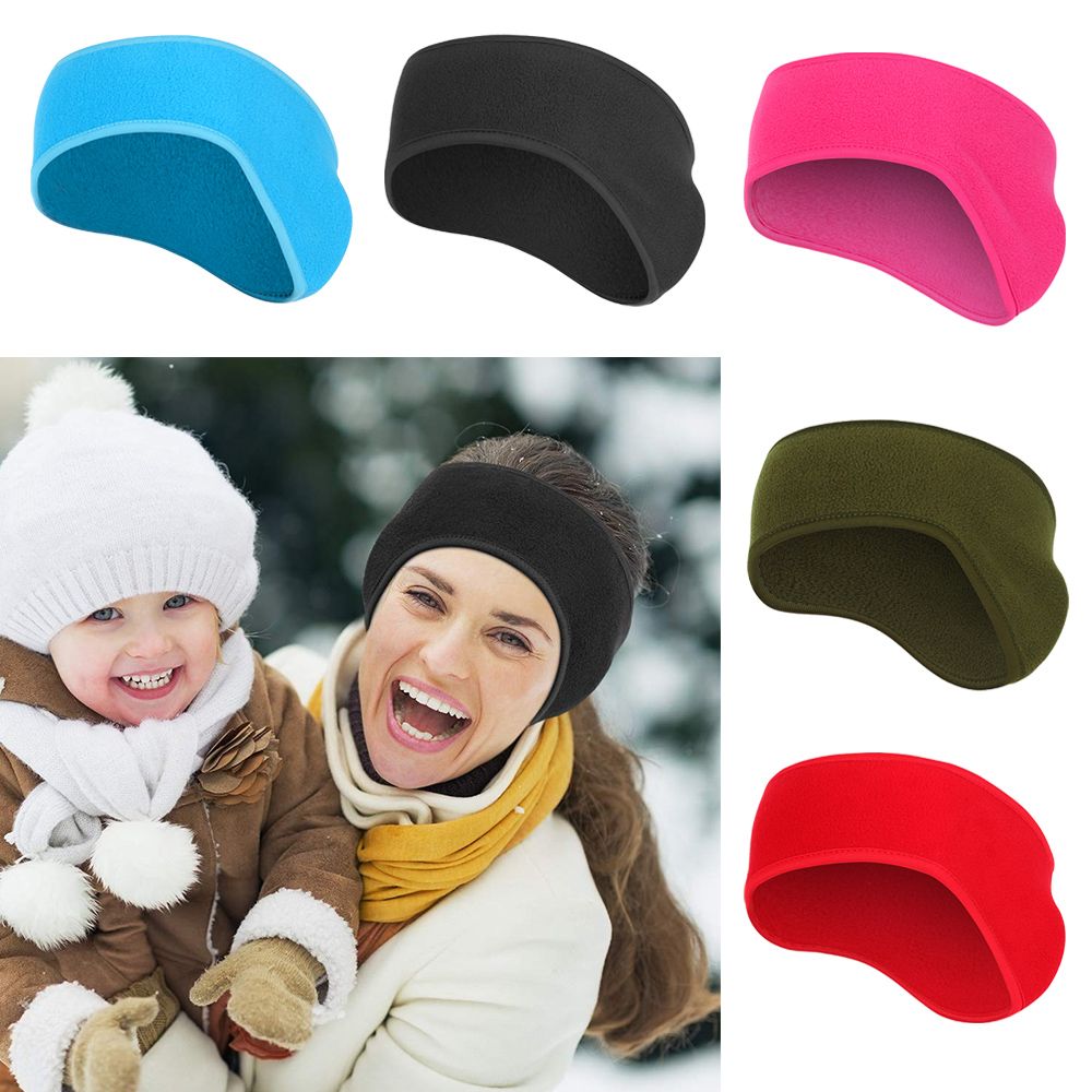 Fleece Ear Warmer Band - 1 Stück Haarband für Damen und