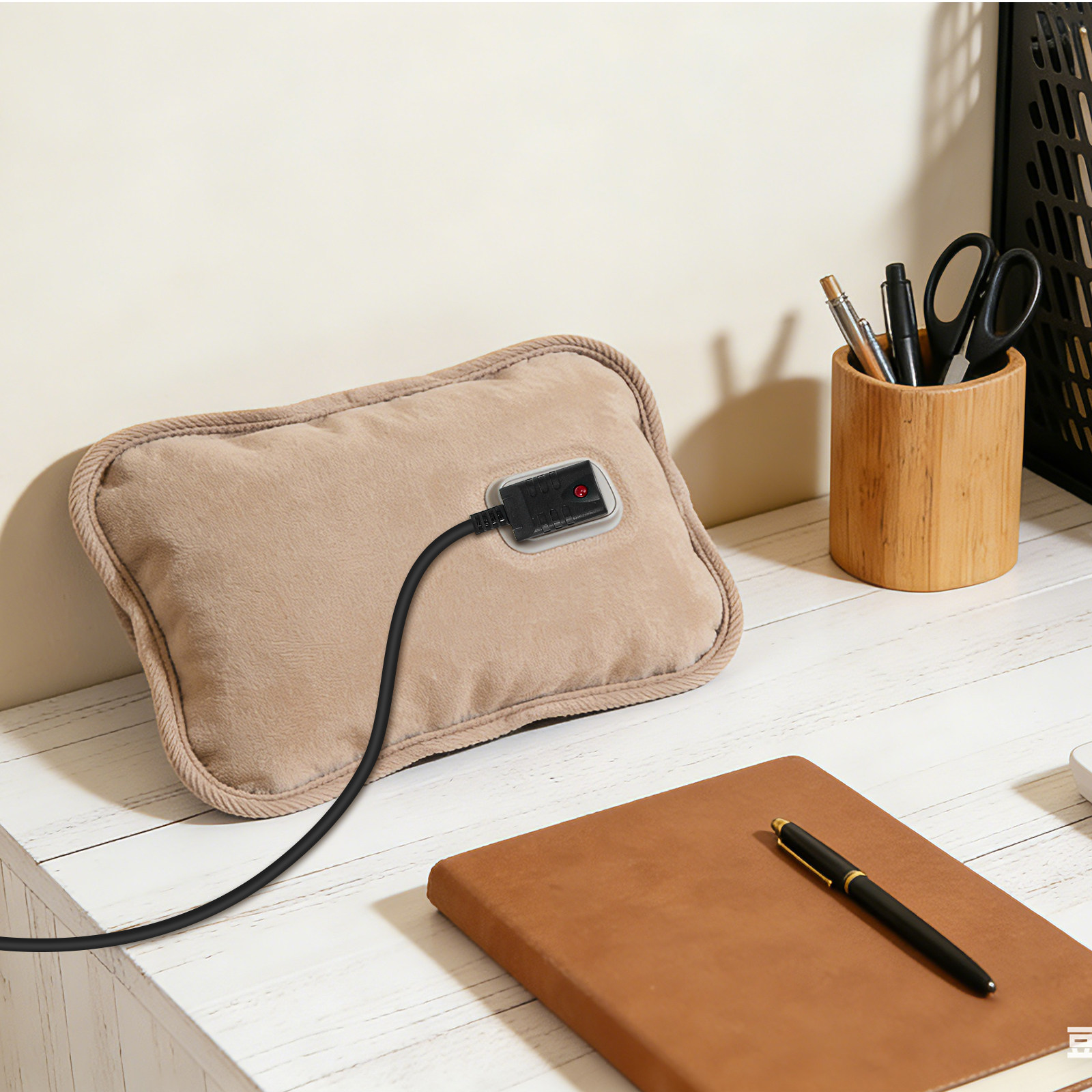 Hand Warmer Electric - Tragbarer Heißwasserbeutel mit Kabel, stabiles PP-Kupfermaterial,