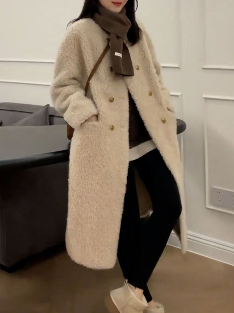 Plus-Size-Mantel in Mittelläng – Wool Coat Peacoat Bewertung und Preis