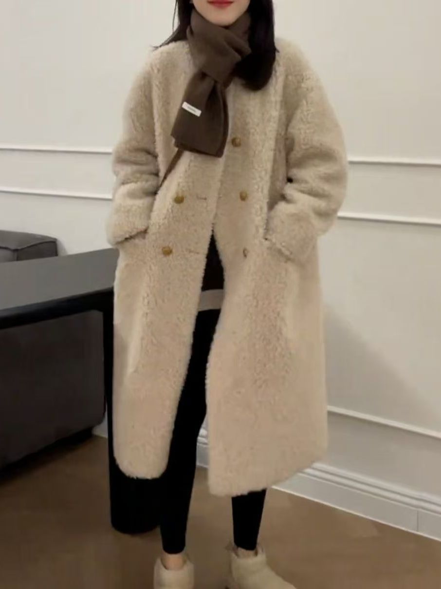 Plus-Size-Mantel in Mittelläng – Wool Coat Peacoat Bewertung und Preis