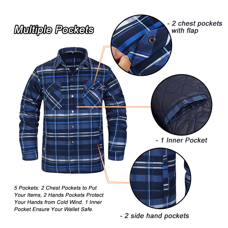 Winter karierte hemden für män – Flannel Shirt Lined Bewertung und Preis
