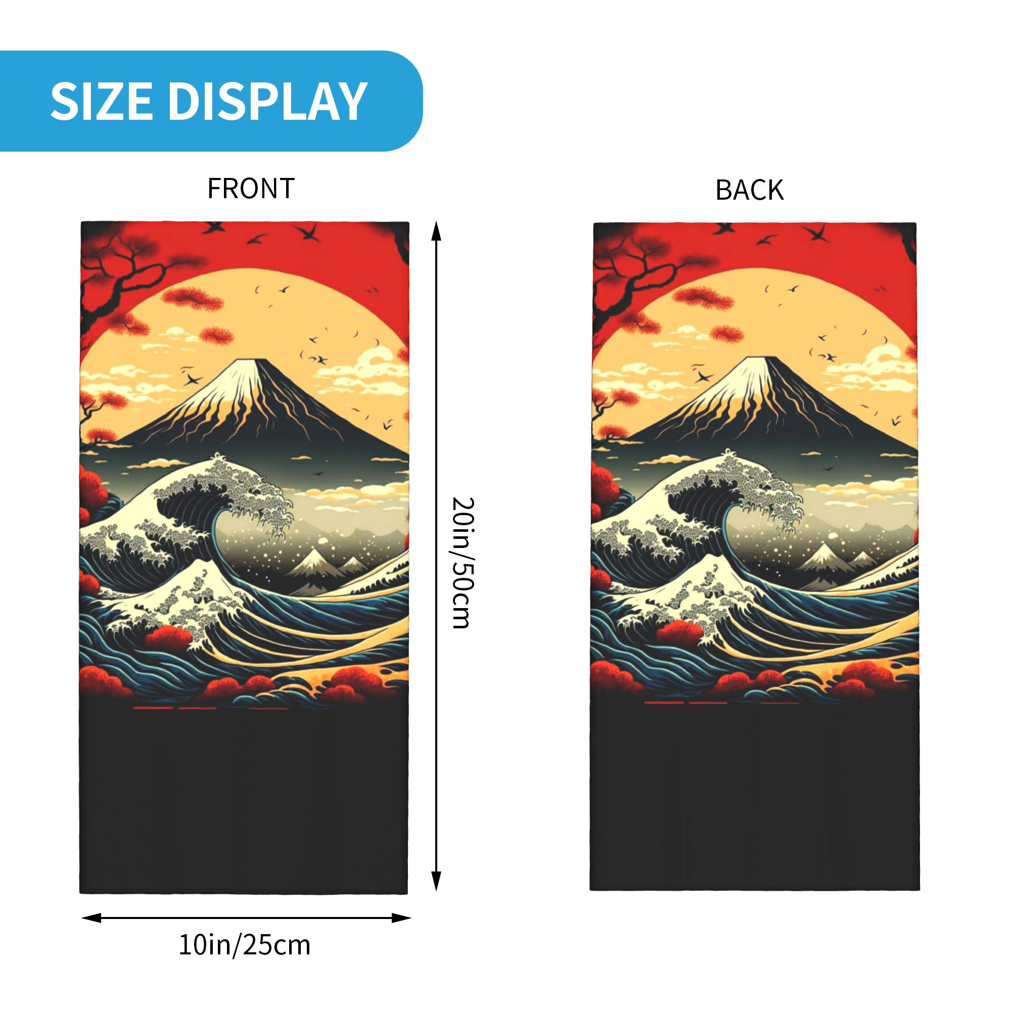 The Great Wave off Kanagawa Ba – Neck Gaiter Fleece Bewertung und Preis