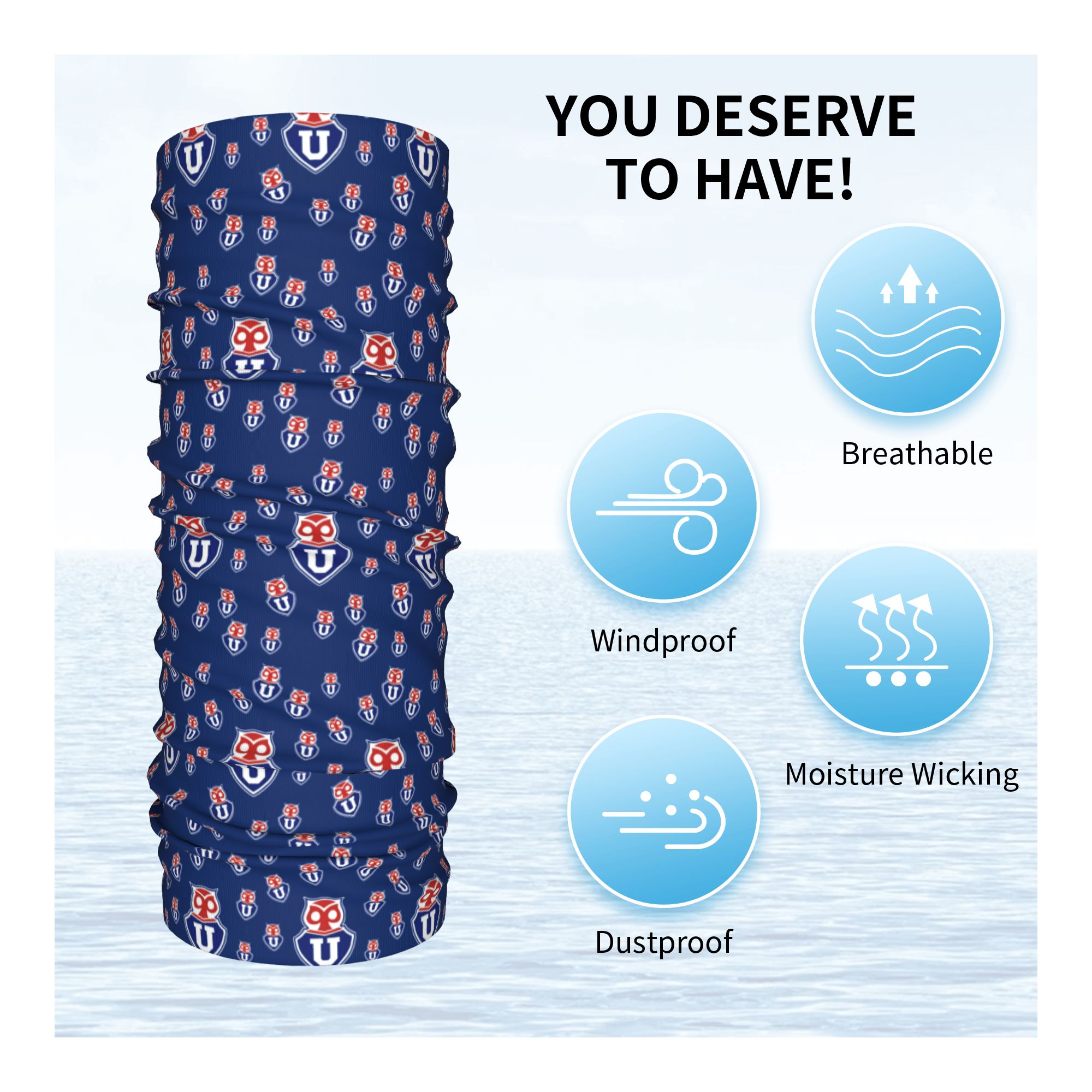 Universität von Chile Halswärm – Neck Gaiter Fleece Bewertung und Preis